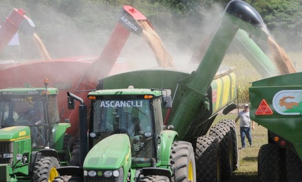 El va y viene de los granos en Expoagro.