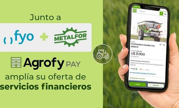Junto a fyo y Metalfor, Agrofy amplía su oferta de servicios financieros