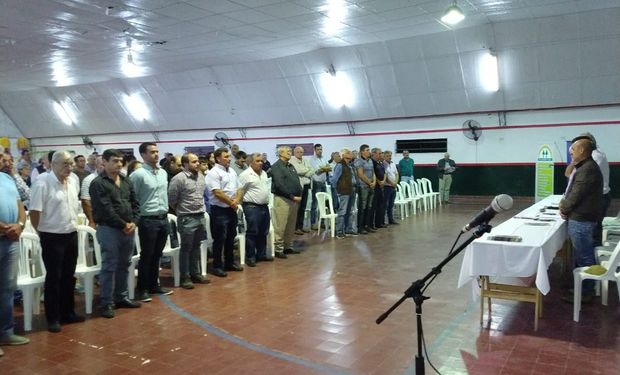 Asamblea de Productores en El Tío, Córdoba.