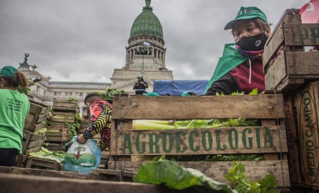 El “otro campo” invitó a Domínguez a un acampe frente al congreso: “Necesitamos democratizar la tierra”