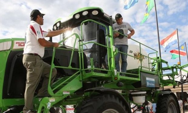 NUEVO CONTEXTO. Despegaron las ventas de maquinaria en Expoagro. Foto:LA NACION/Santiago Hafford