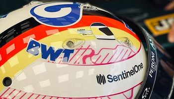 Homenaje a Reutemann: así es el casco de Vettel para  Silverstone