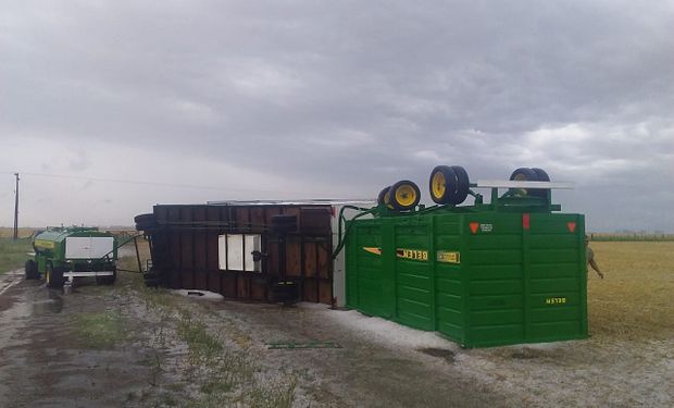 Las impresionantes imágenes que dejó el tornado en Santa Fe