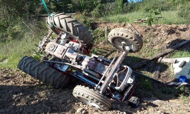 Revelan que el vuelco de tractores es una de las principales causas de muerte en el agro