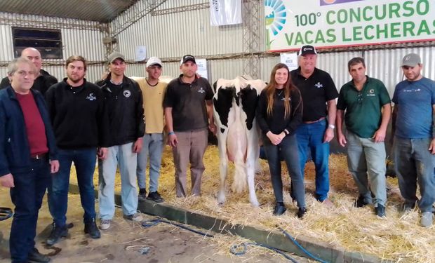 Sorpresa con más de 150 litros: una vaca consiguió una corona de privilegio 