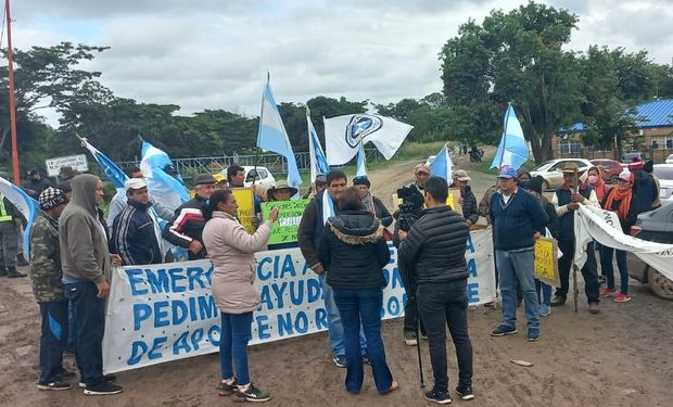 Formosa: productores cortan la ruta y reclaman los fondos de emergencia que Nación transfirió a la provincia