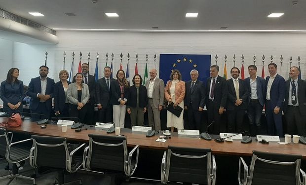 Encontro foi realizado na sede da Delegação da União Europeia, em Brasília. Foto: CNA