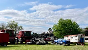 Robaron dos cosechadoras con equipos agrícolas y una cámara los delató