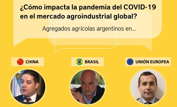 Impacto del COVID-19 en mercados agroindustriales: tres charlas sobre la situación destinos claves