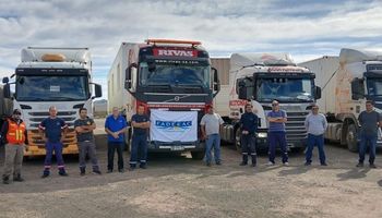 Un convoy de 18 camiones al servicio de la lucha contra el coronavirus