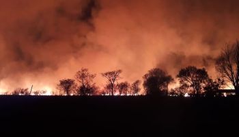 Nuevo incendio en INTA Corrientes: el fuego está consumiendo las hectáreas salvadas en agosto