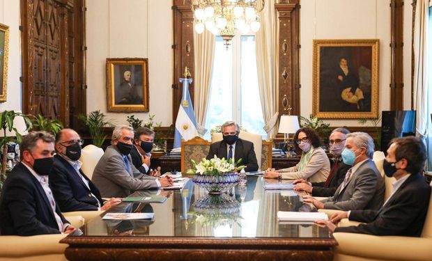 "No va a haber aumento de retenciones": la Mesa de Enlace se reunió con el Gobierno en Casa Rosada