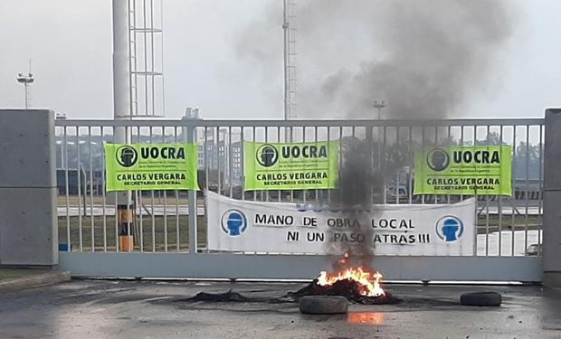 UOCRA: los puertos afectados por el bloqueo del gremio de la construcción, que extiende el reclamo
