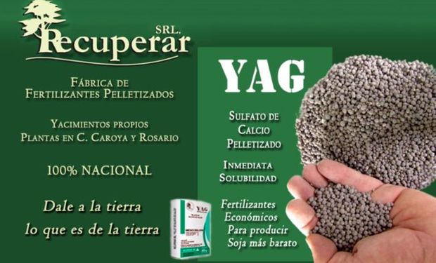 La aplicación de YAG no sólo es recomendable por su característica de enmienda, sino también por la capacidad de fertilizar con azufre fácilmente disponible.