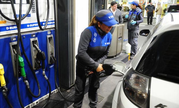 Aumento de los combustibles: YPF subió los precios hasta un 11,5 %