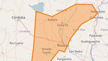 Alerta por tormentas y granizo en Santa Fe y Entre Ríos